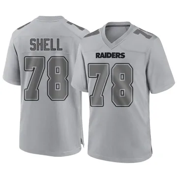 Men's Las Vegas Raiders Art Shell Gray Atmosphere Fashion Jersey - Game