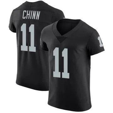 Men's Las Vegas Raiders Jeremy Chinn Black Team Color Vapor Untouchable Jersey - Elite
