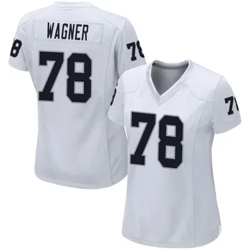 Women's Nike Las Vegas Raiders Dalton Wagner White Jersey - Game