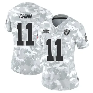 Women's Nike Las Vegas Raiders Jeremy Chinn Arctic Camo 2024 Salute to Service Jersey - Limited