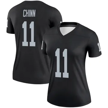 Women's Nike Las Vegas Raiders Jeremy Chinn Black Jersey - Legend