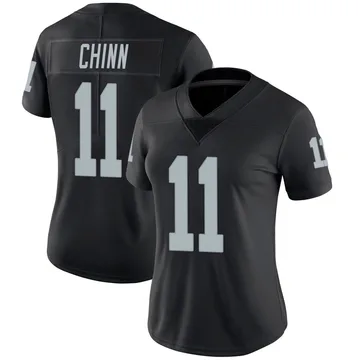 Women's Nike Las Vegas Raiders Jeremy Chinn Black Team Color Vapor Untouchable Jersey - Limited