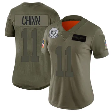 Women's Nike Las Vegas Raiders Jeremy Chinn Camo 2019 Salute to Service Jersey - Limited