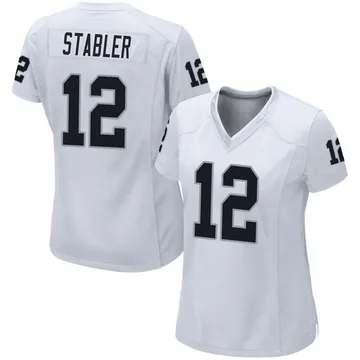 Ken Stabler Las Vegas Raiders Women's Name & Number Logo Slim Fit T-Shirt -  Ash