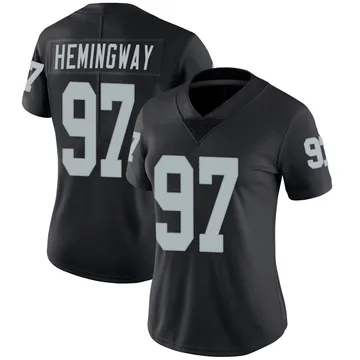 Women's Nike Las Vegas Raiders Tonka Hemingway Black Team Color Vapor Untouchable Jersey - Limited