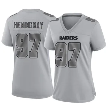 Women's Nike Las Vegas Raiders Tonka Hemingway Gray Atmosphere Fashion Jersey - Game