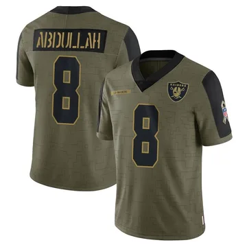 Ameer Abdullah Jersey Ameer Abdullah Las Vegas Raiders Jerseys T Shirts Raiders Store