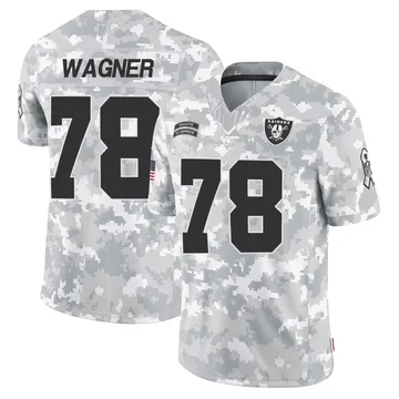 Youth Nike Las Vegas Raiders Dalton Wagner Arctic Camo 2024 Salute to Service Jersey - Limited