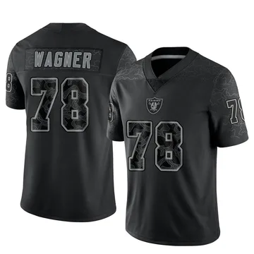 Youth Nike Las Vegas Raiders Dalton Wagner Black Reflective Jersey - Limited