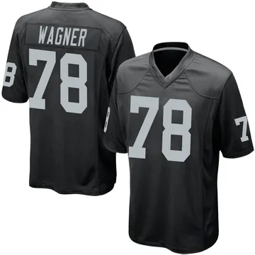 Youth Nike Las Vegas Raiders Dalton Wagner Black Team Color Jersey - Game