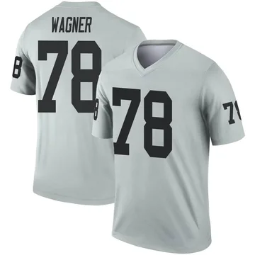 Youth Nike Las Vegas Raiders Dalton Wagner Inverted Silver Jersey - Legend