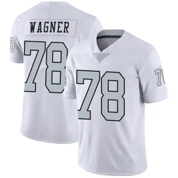Youth Nike Las Vegas Raiders Dalton Wagner White Color Rush Jersey - Limited