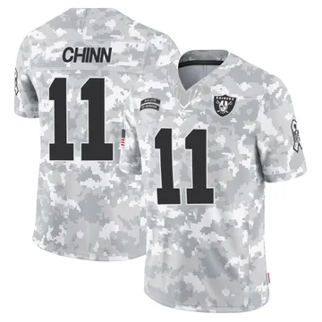 Youth Nike Las Vegas Raiders Jeremy Chinn Arctic Camo 2024 Salute to Service Jersey - Limited
