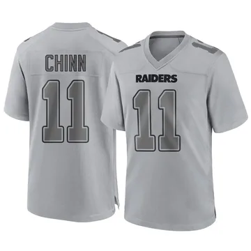 Youth Nike Las Vegas Raiders Jeremy Chinn Gray Atmosphere Fashion Jersey - Game
