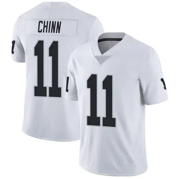 Youth Nike Las Vegas Raiders Jeremy Chinn White Vapor Untouchable Jersey - Limited