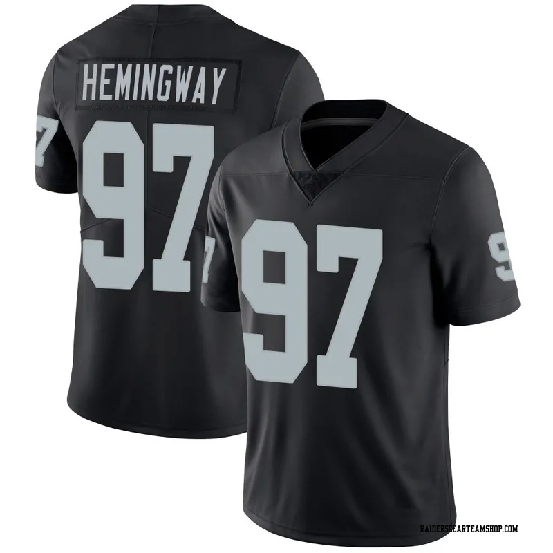 Youth Nike Las Vegas Raiders Tonka Hemingway Black Team Color Vapor Untouchable Jersey - Limited